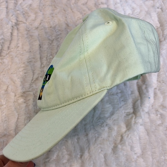 MADHAPPY X NOUNS PIXEL EARTH DAD HAT ADJUSTABLE UNISEX MINT GREEN NEW main image 4